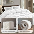 thumbnail image 2 of Pinch Comforter Soft as Feathers Polyfill Microfiber Fabric 8-Side & Corner Loops Luxurious Perfect for Home and Hotel Pack of 1 Alaskan King_120 X 120 Inch, 2 of 5