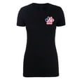 thumbnail image 2 of American Flag Paw Print, Women's Gaphic T-shirts, 4th of July Shirts - Black MH200WPATRIOT S6 XS, 2 of 3
