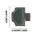 thumbnail image 4 of 3Pcs Magnetic Leather Pen Holder, Kadlawus Magnetic Markers for Reading, Leather Magnetic Clip, Multifunction Pen Holder, Magnetic Bookmark for , Notebooks, Journals, 4 of 5