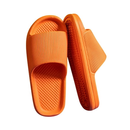 

You-pin Fashion Slippers Men And Women Platform Slippers Mute EVA Soft Indoor Home Slides Non-slip Summer Beach Sandals