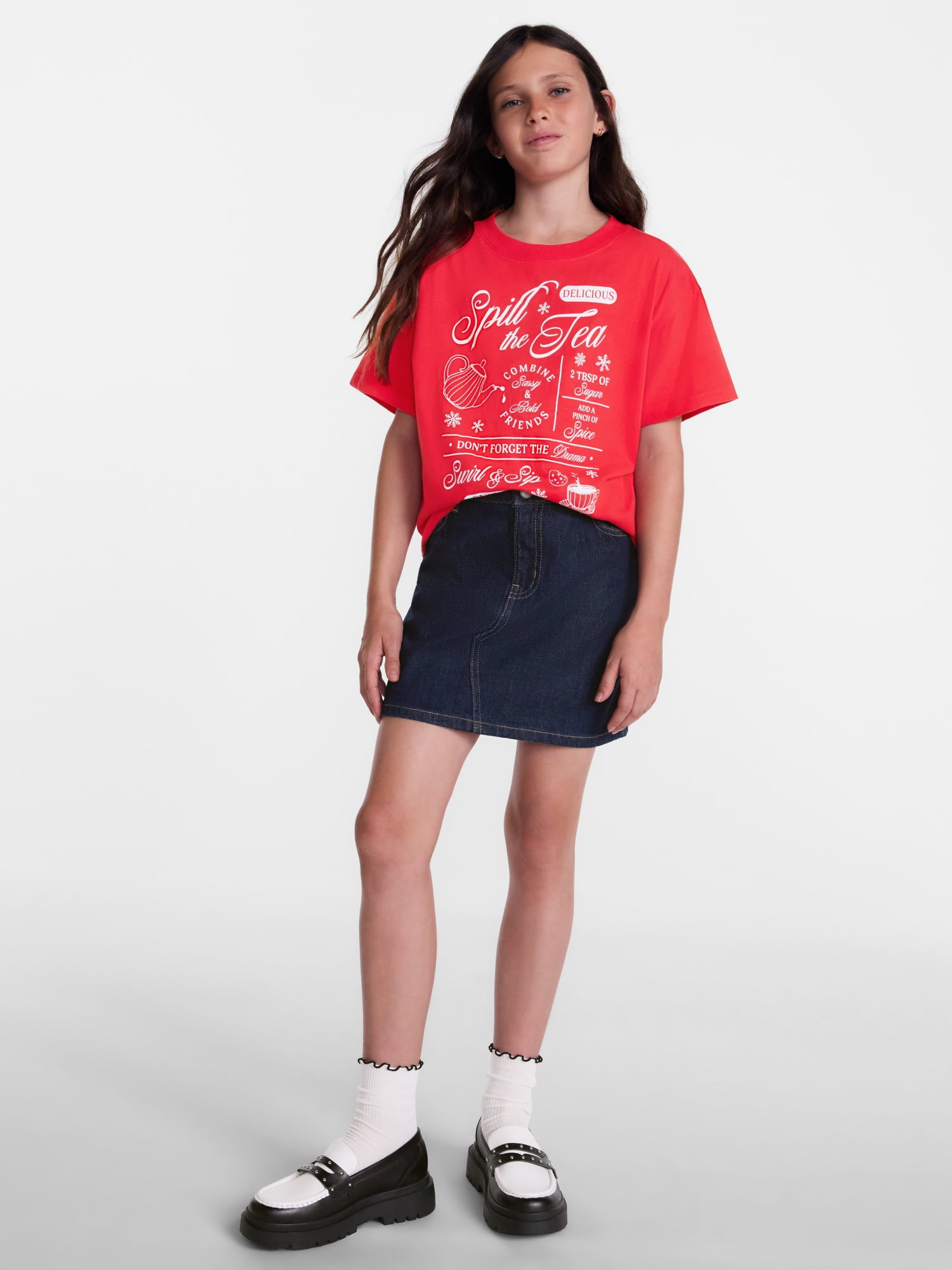 Weekend Academy Girls Denim Skirt, Sizes 4-18