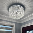 thumbnail image 5 of 9-Light Modern Metal Chrome Chandelier, Corded Electric, 5 of 6