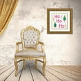 thumbnail image 3 of Averinos, Melissa 15x15 Gold Ornate Wood Framed with Double Matting Museum Art Print Titled - Christmas Collage I, 3 of 4
