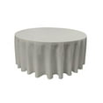 thumbnail image 1 of TCpop120R-GrayLgtP41 LA Linen Nappe en Popeline de Polyester, Gris Clair - 120 Po. Rond, 1 of 4