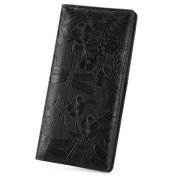 FALAN MULE Womens Wallet Ultra Slim Thin RFID Blocking Ladies Bifold Card Holder Vegan Leather with Zipper Coin Pocket