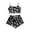 Black-2, variant on Muxikeji Clothes Women Halloween Pajamas 2Pc Short,Ladies' Sleeveless Tank Top and Shorts Set Casual Home Wear Halloween Print Comfortable Everyday Wear