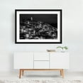 thumbnail image 2 of Matera by Night 02 B&W - Matera Basilicata Italy Photography Black Framed Wall Art Print 20 x 30 inches, 2 of 4