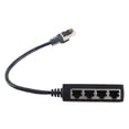 thumbnail image 3 of Divisor Adaptador Divisor RJ45 1 A 4 Puertos Transmisión Suave Adaptador De Cable De Red De Conexión, 3 of 7