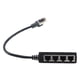 thumbnail image 5 of Adaptador Divisor RJ45 De 1 A 4 Puertos, Transmisión Suave, Conexión, Adaptador De Cable De Red, 5 of 7