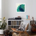 thumbnail image 4 of Art.com Proud as a Peacock II Art Print by Veronique Charron, White Frame Wall Art, 29" x 29", 4 of 5