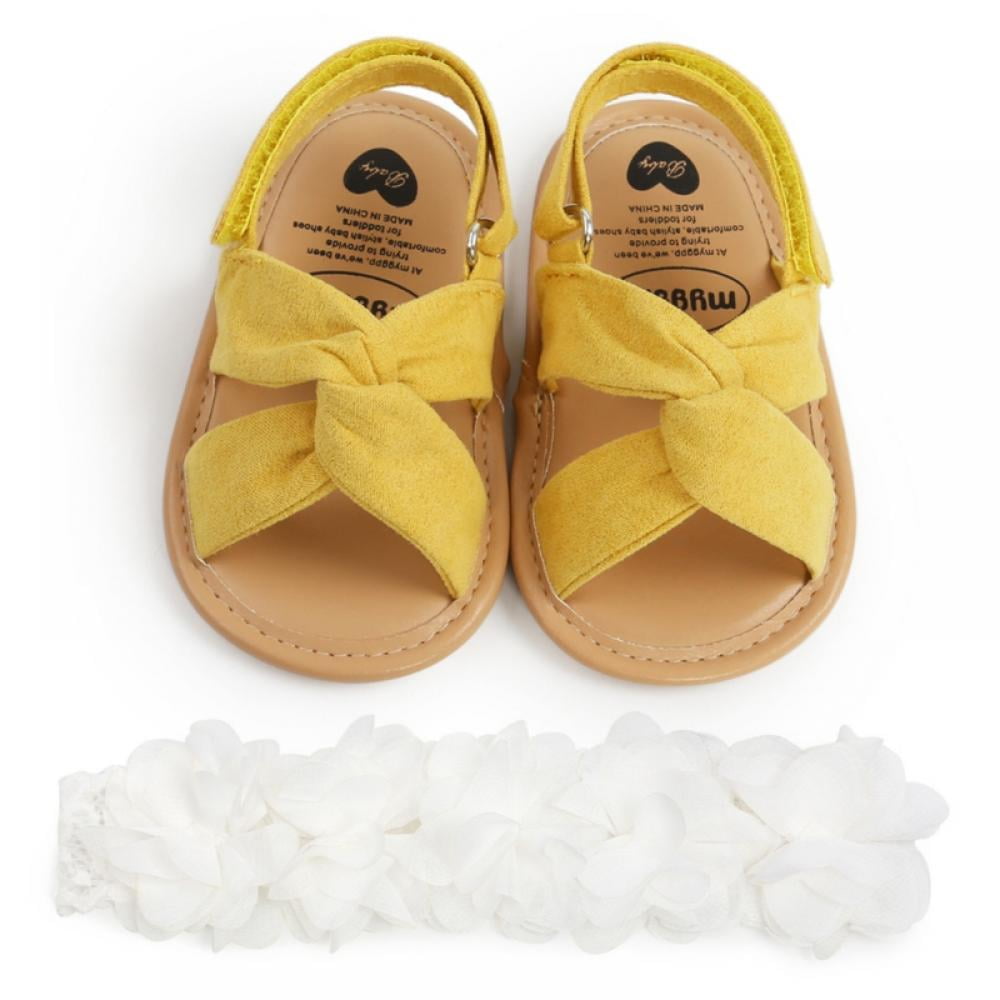 1 Pair baby girls floral crib shoes soft sole anti-slip prewalker canvas shoe MW 