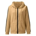 thumbnail image 1 of WEAIXIMIUNG Sweatshirts for Women Cancer Prevention Hooded Drawstring Pocket Jacket Sweatshirt, 1 of 3