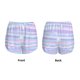 thumbnail image 3 of Balery Striped Gradient Pantalones cortos deportivos para mujer con forro y dos bolsillos, elásticos, para entrenamiento, gimnasio, yoga-Small, 3 of 7