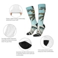 thumbnail image 3 of Balery Vintage Surf Van Beach Printed Novelty Socks Men's Women's Crew Socks Sports Socks Knee High Socks Cotton Socks Quirky and Cool Socks, 3 of 9