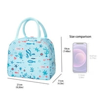 Giyblacko Insulated Tote Lunch Box Bags Insulated Lunch Bag For Women Compact Reusable Tote Cooler Bag Lunch Pail