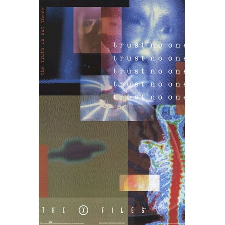 - The X-Files - Movie / TV Show Poster (Trust No One) (Size: 23