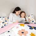 thumbnail image 5 of Castle Fairy Chic Flowers Bedding Comforter Set 2pcs for Female Men Women,Spring Garden Twin Comforter Sets Microfiber,Floral Blossoms Breathable Bedding Set,Breathable Home Decor,Reversible, 5 of 8