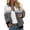 Gray03, variant on Jackets for Women Lightweight Transition Color Block Pilot Jacket Fall Zipper Jackets Fashion Long Sleeve Windbreaker with Pockets Green XXL