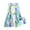 style-15 Green, variant on Gubotare Cute Dresses for Kids Girls Bohemian Dresses Floral Sleeveless Rainbow Beach Sundress with Necklace Size 10-12 Years (White,10-12 Years)
