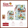 thumbnail image 3 of Naloa Cartoon Car Racing Drawstring Christmas Bags, 3D Xmas Gift Bags, Christmas Wrapping Bags, Xmas Goodie Bags, Treat Pouch Bags, Party Favor Bags-Medium, 3 of 9
