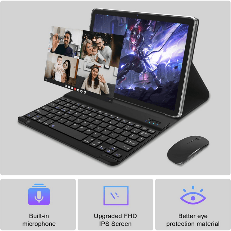 FACETEL Android 13 Tablet 10 inch Octa-Core 2.0 GHz,14GB RAM 128GB  ROM，5+8MP Camera,8000mAh Battery,5G WiFi,Bluetooth 5.0，HD Screen Tablet  with