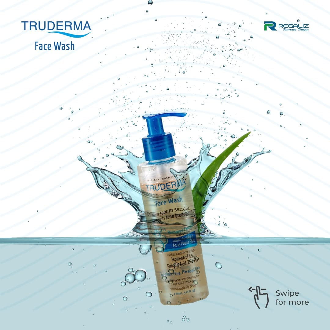 Truderma Face Wash (150 ml) (Pack of 2)