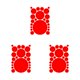 thumbnail image 4 of Advancent 1 Juego de calcomanías de pared creativas simples DIY pegatinas de fondo redondeadas adorno para niños póster interior pegatinas de puntos Type1 NO1 Advancent CBP367558, 4 of 6