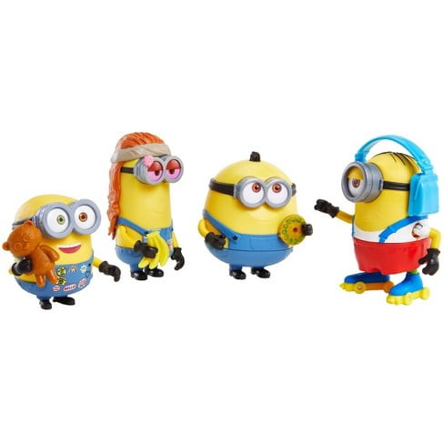 Minions The Rise Of Gru Minions On The Move Van With 4 Figures Walmart Com Walmart Com