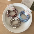 thumbnail image 3 of mdesiwst 6Pcs Hair Ties Soft Woolen Woven Elastic Hair Bands Braided Design Ponytail Bun Hair Ropes with Pom Poms Hair Accessories, 3 of 8