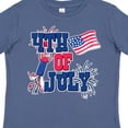 thumbnail image 4 of Inktastic 4th of July with Fireworks American Flag and Rocket Boys or Girls Toddler T-Shirt, 4 of 5