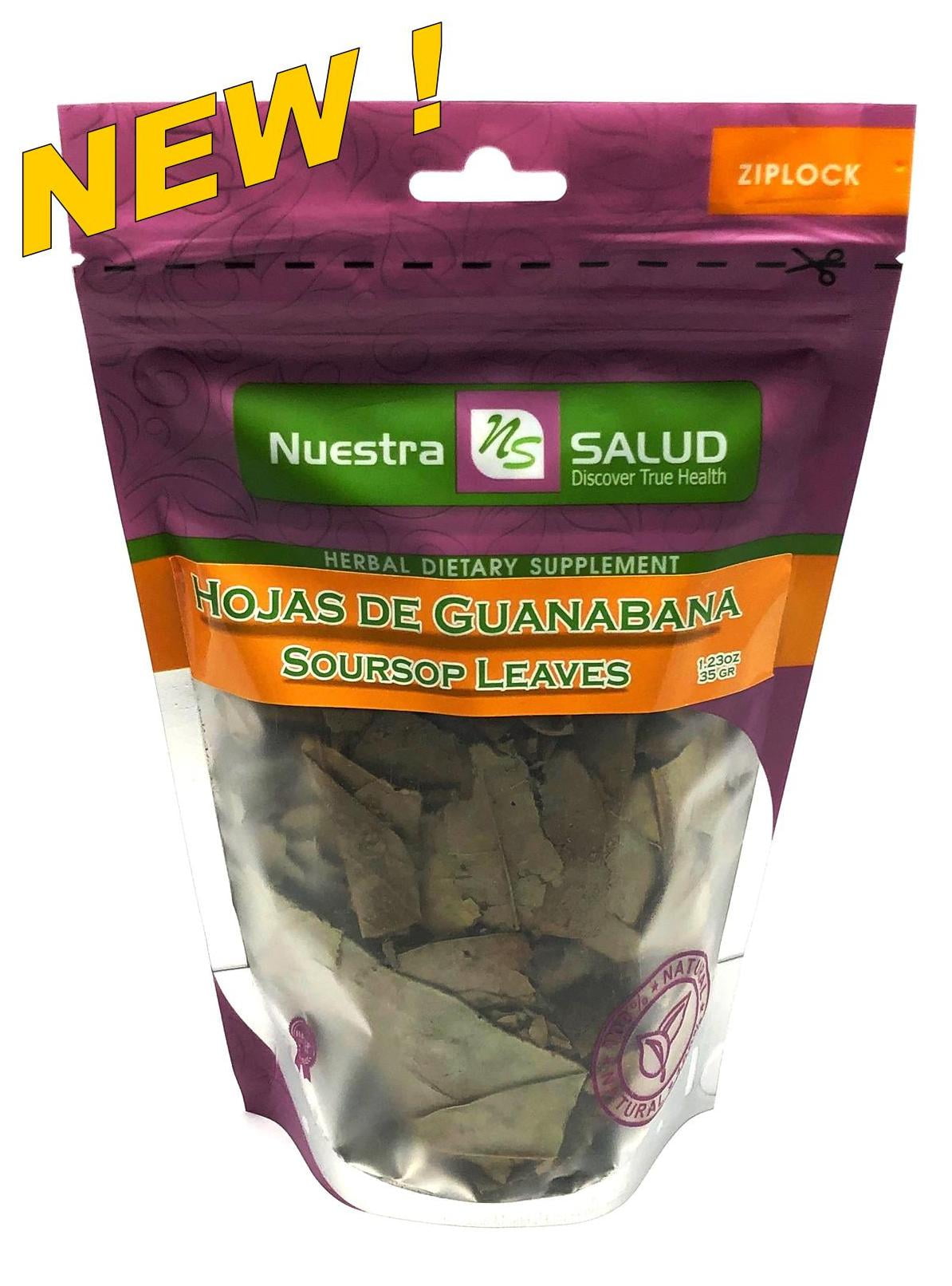 Buy Soursop Leaves Hoja de Guanabana Herbal Infusion Value Pack (105g