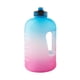 thumbnail image 5 of Botella de agua de 1 galón, cubo de tonelaje con pajita, botellas para beber portátiles a prueba de fugas, botella deportiva para entrenamiento, Azul rosado, 5 of 9