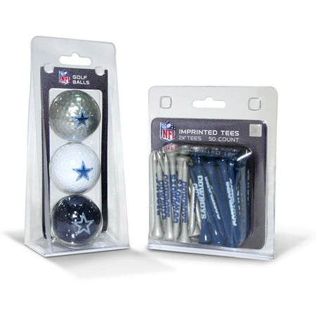 - Team Golf NFL Dallas Cowboys 3 Golf Balls And 50 Golf Tees