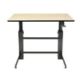 thumbnail image 2 of Ergotron WorkFit-D Desk Assis-Debout - Assis/debout Desk - Rectangulaire - Bouleau - base Noire, 2 of 8