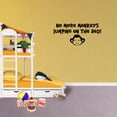thumbnail image 1 of Wall Decal Quote No More Monkeys Jumping On The Bed Vinyl Art Children Bedroom Sticker XJ163, 1 of 5