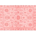 thumbnail image 1 of Ahgly Company Machine Washable Indoor Rectangle Oriental Red Traditional Area Rugs, 5' x 8', 1 of 4