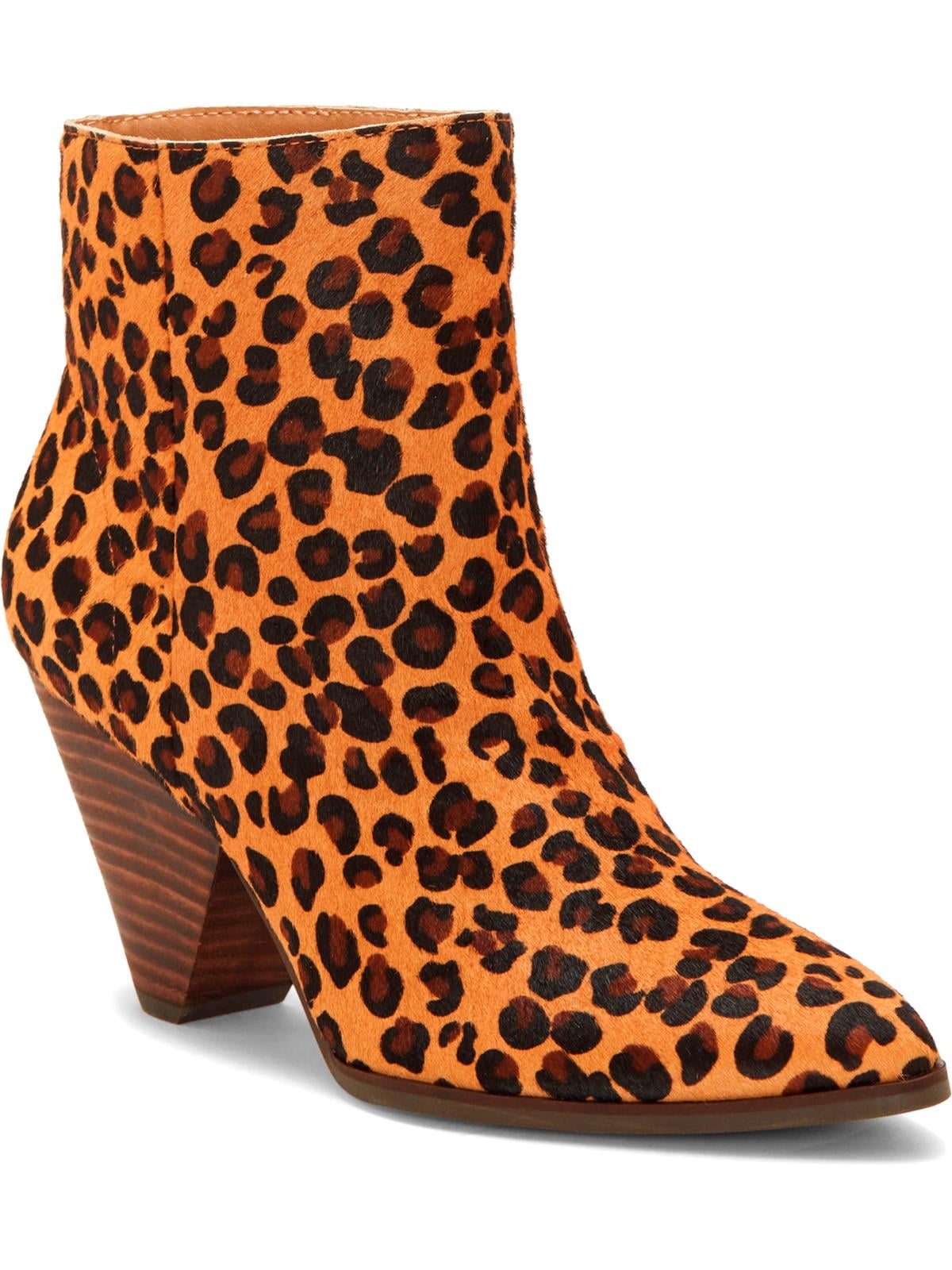 lucky brand leopard print booties
