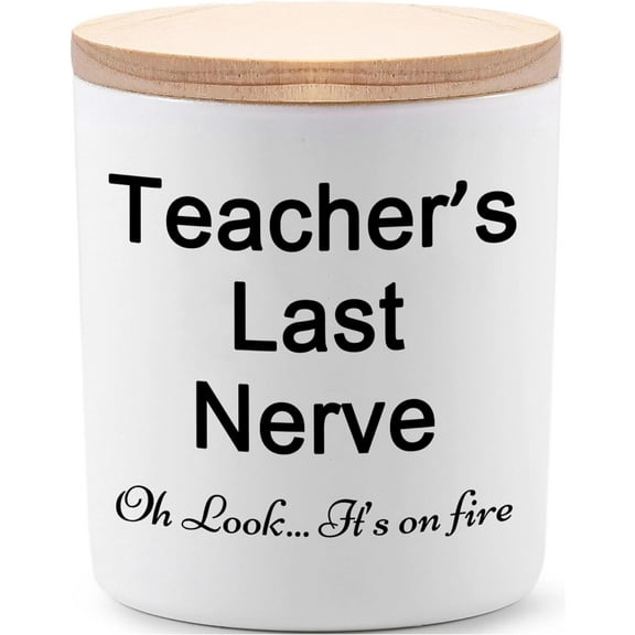 Teacher Gifts for Women Funny Unique Novelty Daycare Music Preschool Dance Teacher Appreciation Gift for Christmas Lavender Scented Soy Candles