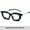 Black Frame White, variant on Retro Sunglasses for Women and Men Small Frame AC Lens Sun Visor Protection Literary Box Sunglasses Personalized Eyewear