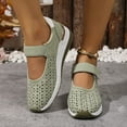 thumbnail image 4 of Mepaouo Women's Working Nurse Shoes Plaform Wedge Slip on Loafers Casual Walking Orthotic Sneakers, 4 of 8