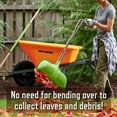 thumbnail image 5 of Leaf Grabber Rake with Long Handle & Cushioned Grip for Leaves, Lawn Clippings, Twigs, Yard Waste, 5 of 15