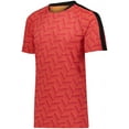thumbnail image 3 of High Five 322980.70E.XL Adult Hypervolt Jersey, Scarlet Print & Black - Extra Large, 3 of 5