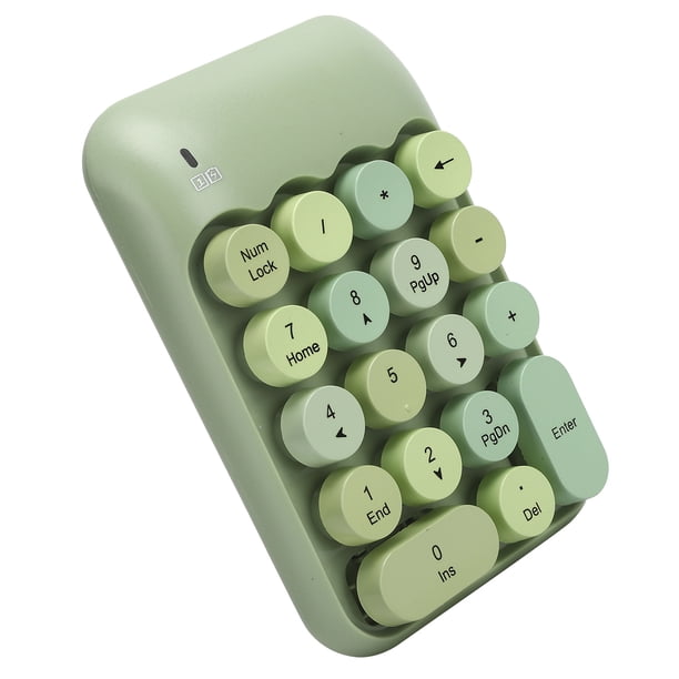 Mecánico 2,4G 18 Teclas Inalámbrico Mecánico Teclado Numérico Portátil Accesorio De Computadora De Escritorio