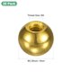 thumbnail image 3 of Juego de 20 perillas de tuerca de bola roscadas, tuerca de bola hembra de acero al carbono M4x9mm para accesorios de iluminación / maquinaria / bricolaje, [Oro electroporético], 3 of 7