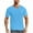 Sky Blue, variant on Dovford V Neck T Shirts for Men - Modern Fitted Tees Vneck Undershirts for Men Gym Workout Shirts