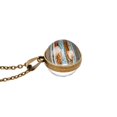 thumbnail image 2 of YYKihy Pendant Necklaces Double Outer Glass Planet Necklace For Women Men Earth Globe Universe Jewelry Christmas, 2 of 9