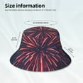 thumbnail image 3 of Kdxio Reflective Bucket Hat - Fireworks3 Print Bucket Hat for Men,Women, 3 of 6