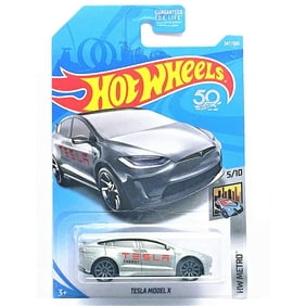 Hot Wheels 2016 Blue And Dark Grey Tesla Model S 2 Car Set
