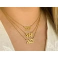 thumbnail image 5 of Gold Necklace for Women, Number Necklace, Stainless Steel Hypoallergenic High-Polished Simple Angel Number 444 Pendant Necklace is A Perfect Gift for Valentine's Day and Mothers' Day, 5 of 7