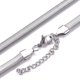 thumbnail image 1 of Non-Tarnish 304 Stainless Steel Herringbone Chains Necklaces with Lobster Claw Clasps Stainless Steel Color 16.1 inch(41cm), 1 of 2